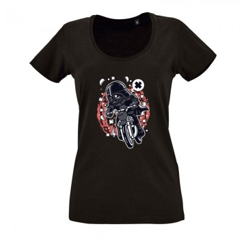Vader Motocross Rider O nyakú női póló