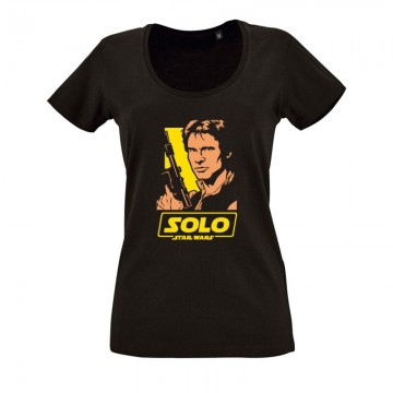 Han Solo (normal) O nyakú női póló