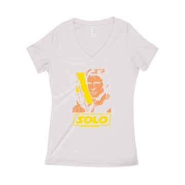 Han Solo (normal) Női póló V kivágott