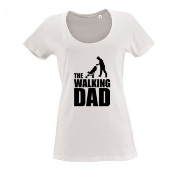 The Walking Dad (Babakocsis) Női O Nyakú Póló