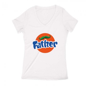 Fanta Father Női V Kivágott póló
