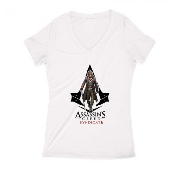 Assassin’s Creed Syndicate Női V Kivágott póló