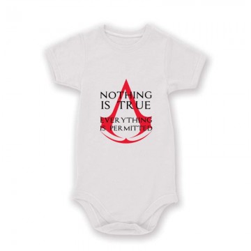 Nothing Is true Everything is permitted Logo Baby Body