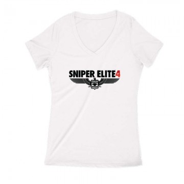 Sniper Elite Női V Kivágott póló