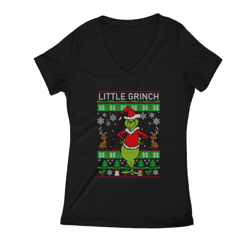 Little Grinch Női V Kivágott póló