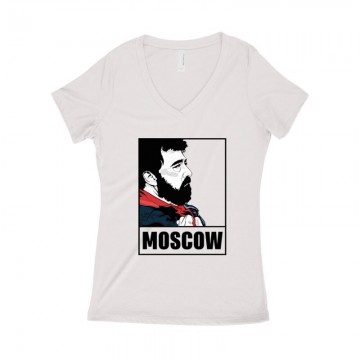 Moscow Minimal Női póló V kivágott