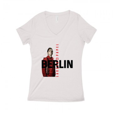 Berlin Color Női póló V kivágott