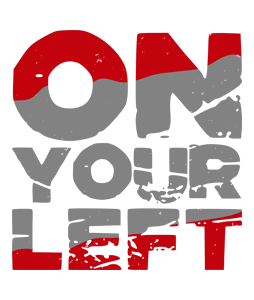 On your left
